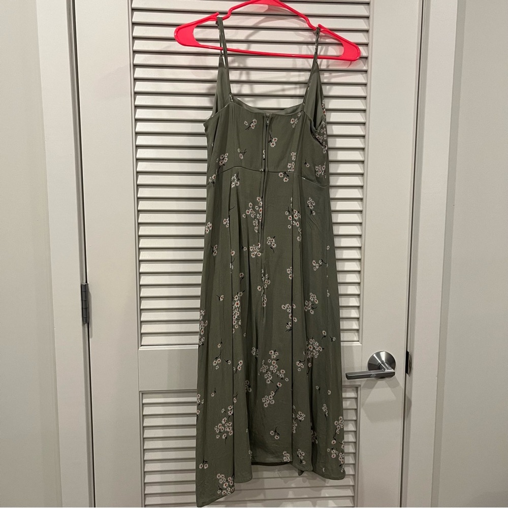 Row A Square Neck MIDI Dress - Picture 3 of 5